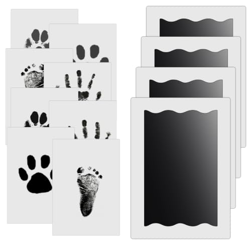 Nabance Fußabdruck & Handabdruck Baby Set Baby Abdruckset 0-6 Monate – Ansicht 1