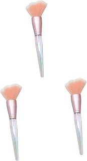 FRCOLOR 3 Peças De Silicone Para Máscara Facial Pincéis De Máscara Para Tratamentos Faciais Pincéis De Maquiagem Pincel De Blush Pincel De Pó Único Pincéis Cosméticos Soltos Pincéis