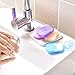Jualyue Portable Travel Soap Sheets, 10 Pcs Disposable Soap Paper Flakes for Travel Outdoor Kitchen Toilet (Random Color)