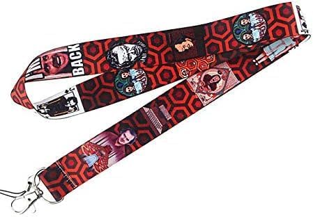 Miniatura 4 de Pinstant The Shining Overlook Hotel Caretaker Stephen King Classic Horror Movie 17.7" Cuello Lanyard Llavero Holder ID Badge Mobile Phone Pin Strap,