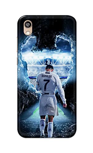 Image of Printed Hard Back Cover Case for Honor 8S | Huawei Y5 2019 Back Cover (Footbal Legend) -1302