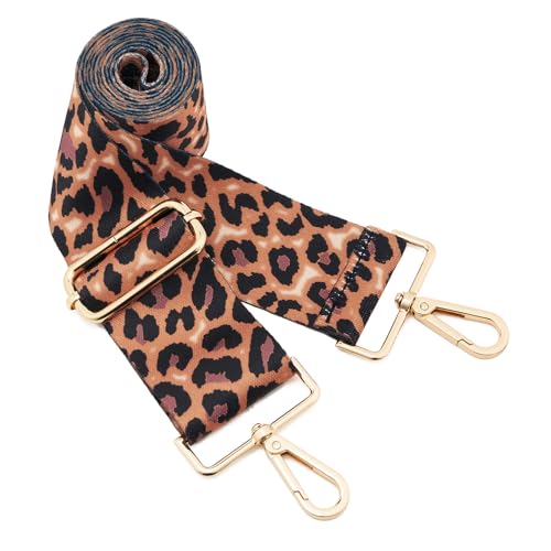 Image of Wide Shoulder Strap Adjustable Replacement Belt Guitar Style Crossbody Bag Handbag Strap Multicolor Canvas Straps(Wide:2in)(Color84)