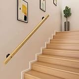 【Gain de place】 : parfait pour tous vos escaliers, allées et couloirs, sous-sols, escaliers et rampes de jardin, greniers, douche de bain, toilettes, salle de bain, rampe d'escalier de couloir de jardin d'enfants/d'hôpital, adaptée à n'importe quel endroit de la maison où des rails de sécurité sont nécessaires. La conception murale ne prend que peu de place sur le mur.