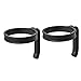 ZYTC 20Oz Tumbler Handle for Yeti,Ozark Trail,Rtic,Sic Magnum Steel 20 Oz tumblers 2 Pack Black