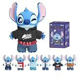 TOP TOY Disney Figuras de Stitch de Peluche, 1 Solo Ciego Caja Muñecos, 16cm Llavero Colgante,Juguete Coleccionables para...