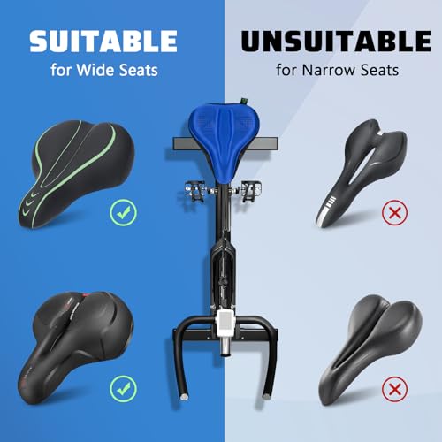 Zacro Bike Seat Cover Big Size, Gel Padded Wide Cushion for Bike Saddle, Adjustable Bike Seat Cushion for Men Women, Compatible with Peloton, Cruiser Bicycle Seats...