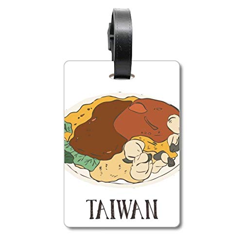 Étiquette pour valise de voyage Snake Food Oyster Taiwan Cruise bagage
