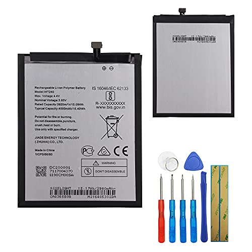 E-YIIVIIL Replacement Battery WT240 Compatible with Nokia 5.3 Nokia 2.3 TA-1214 TA-1206 with Tools