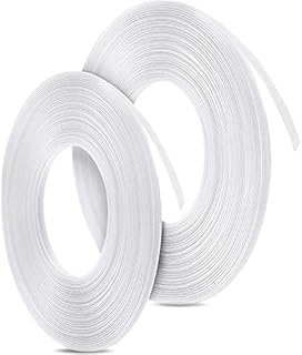 80 Yards Polyester Boning for Sewing, Through Low Density Boning for Corsets, Bridal Gowns, Nursing Cap, Banquet Dresses, Performance Clothes, 6 mm, 8 mm, White