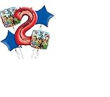 PAW Patrol 2nd Birthday Balloon Bouquet 5pc by Amscan