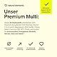 Premium Multivitamin – 180 hochdosierte Komplex-Kapseln – wertvolle Vitamine A-Z – Premium-Rohstoffe – mit Bioaktiv-Formen – ohne unnötige Zusätze – in Deutschland produziert & laborgeprüft