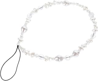 Uonlytech Pulseira De Corrente De Telefone Móvel Em Forma De Pulseira De Pulso De Telefone Acessório De Corrente DIY Cordão De Pérola Corrente De Telefone Móvel Acessório DIY Cordão De