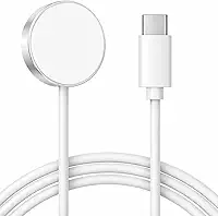 Carregador Magnético para Smartwatch 1 Metro USB-C Carregamento Rápido por Indução Compatível com Apple Watch