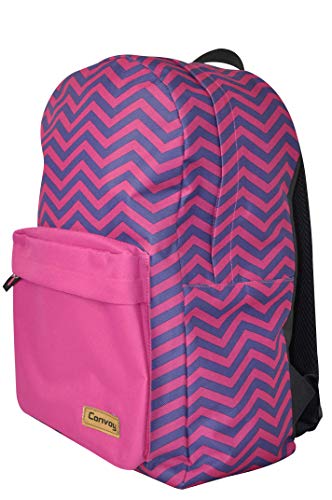 Mochila Casual, Poliester, Feminina, Rosa