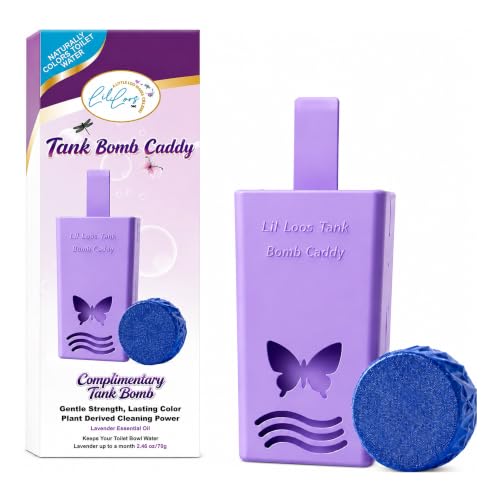 Lil Loos Toilet Tank Bomb & Caddy Automatic Drop-In Toilet