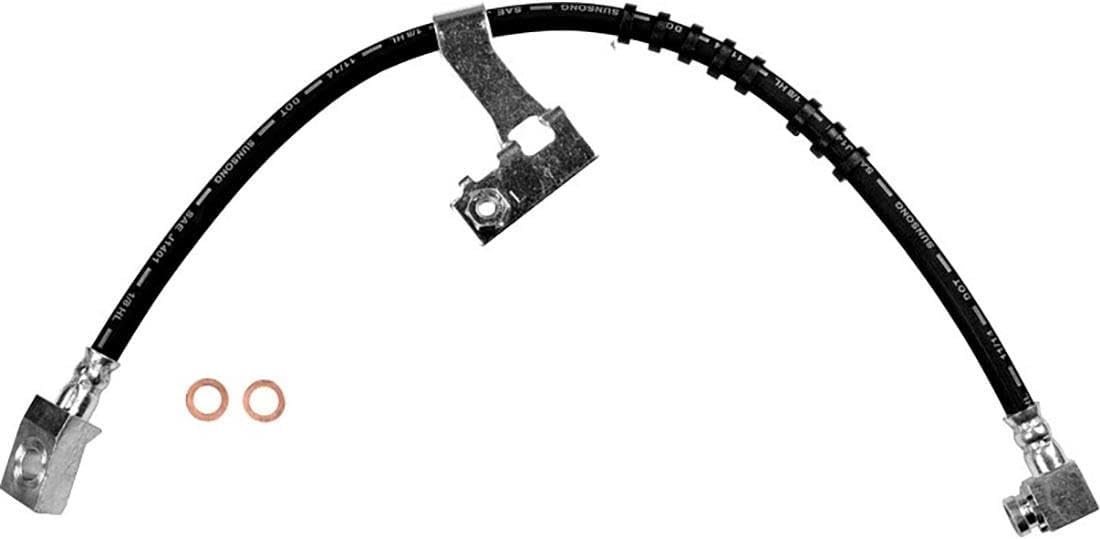 Brake Lines Hoses - Automotive Replacement Brake Hoses Front and Rear Kit for Chrysler Laser 2.2L 1984 1985 1986, for Chrysler New Yorker 2.5L 1986 1987, for Dodge Shadow 2.2L 1987 1988 1989
