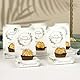 BOFUNX 24 Stück Aufsteller für Gastgeschenke Hochzeit Schön dass du da bist Geschenk Schachteln Gastgeschenke Verpackung Hochzeit Geschenkboxen Kissenschachtel für Süßigkeiten Schokolade Kekse