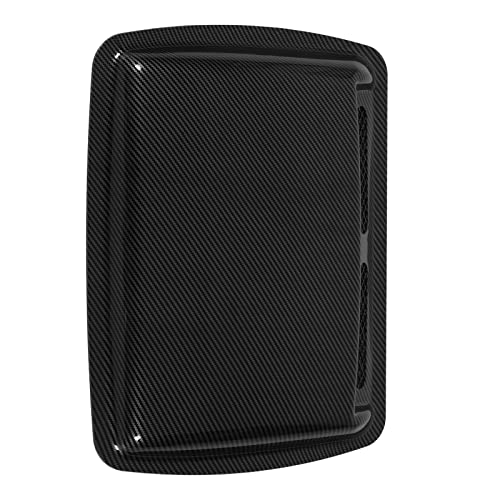 Aramox Hood Air Flow Intake Cover, Hood Scoop Vent Bonnet Cover Decorative Air Flow Intake Covers With Self Adhesive Design For Cars(Carbon Fiber Style) #TOP7