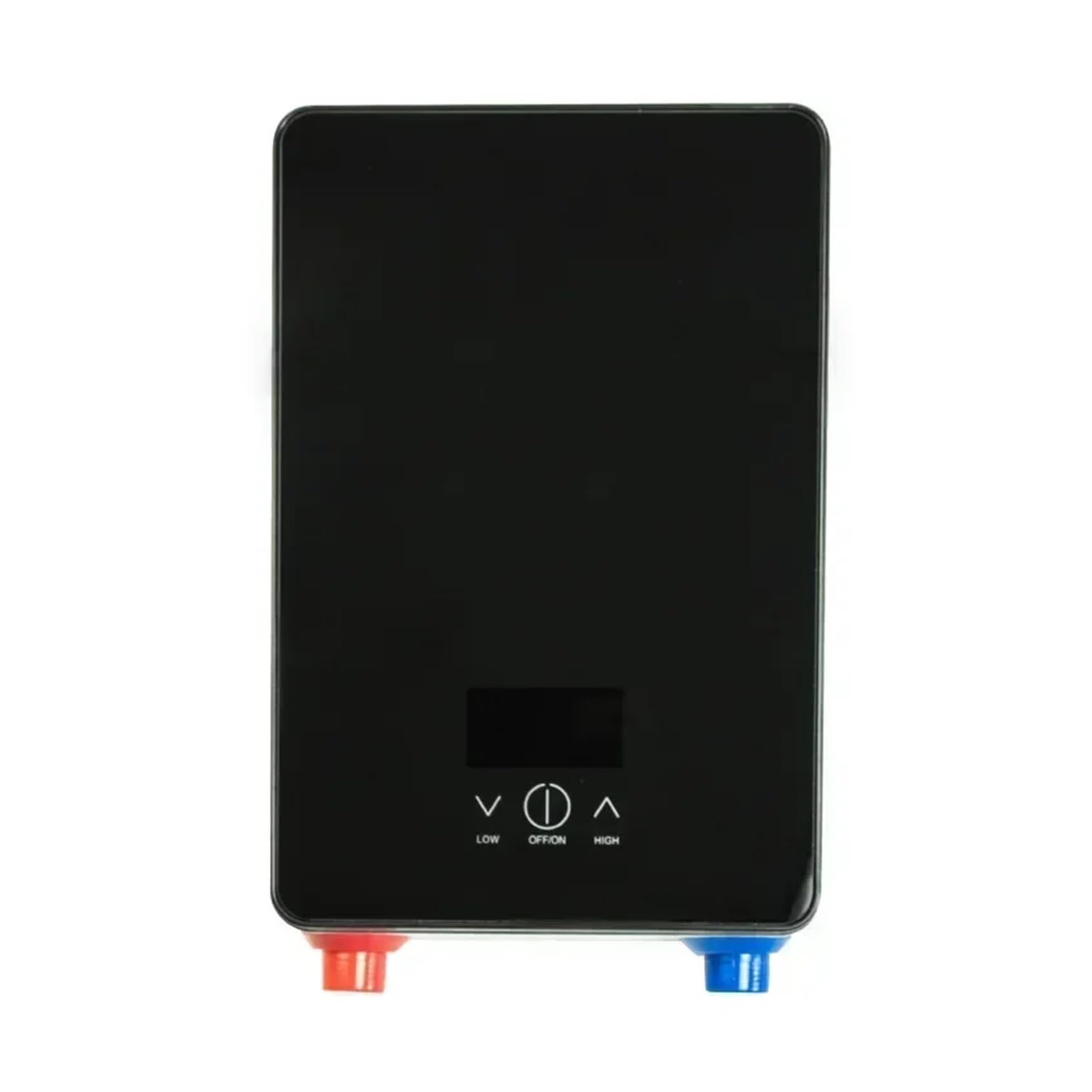 Mooilko All Black Electric Hot Water Heater Tankless Instant Boiler Bathroom Tankless Shower Set Thermostat Safe Intelligent Automatica Easy To Use(All Black)