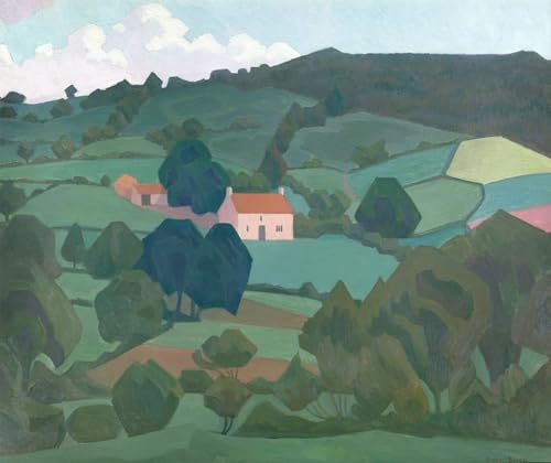 Tableau impressions d'art mural Ferme de Burford par Robert Polhill Bevan 60x90cm