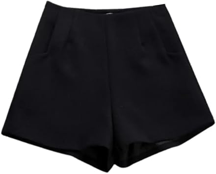 Sports Running Shorts Women Shorts High Waist Slim Fit Shorts Zipper Closure Commute Vacation Beach Mini Shorts Short Pants