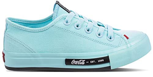 Tênis Coca-Cola Shoes, Daytona Colors, Feminino, Sky, 37