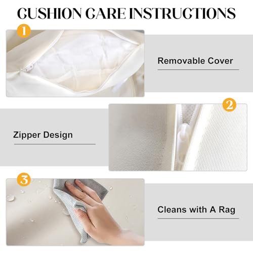Egg Chair Cushion Replacement Outdoor Furniture Recliner, Swing Chair Cushion Waterproof, Double Egg Chair Cushion, Soft Thick Egg Chair Cushions, Hanging Chair Cushion, Removable Cover,Light grey - Image 4