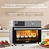 Friggitrice ad aria calda XXL 1800W, fornetto elettrico con ventilazione, forno elettrico per pizza 21 in 1 con timer, Dual Cook, friggitrice ad aria, grigliatura e cottura al forno