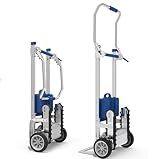 XSTO CT105 Electric Stair Climbing Hand Truck with Edge Brakes 230 lb Capacity Lightweight Stair Cli