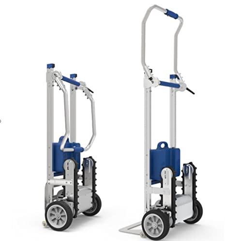 Xsto Ct105 Electric Stair Climbing Hand Truck With Edge Brakes 230 Lb Capacity Lightweight Stair Climbing Dolly Cart #TOP9