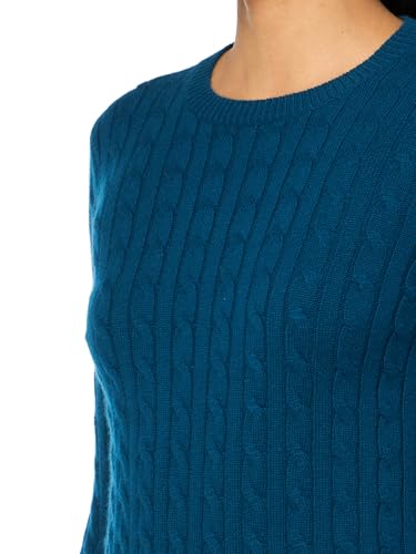 Brooks Brothers Women's Cashmere Wool Cable Crewneck Sweater3