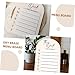 NUOBESTY 1set Magnetic Meal Planner Board for Fridge and Menu Board Weekly Meal Organizer Dry Erase Function for Grocery Lists and Weekly Planning