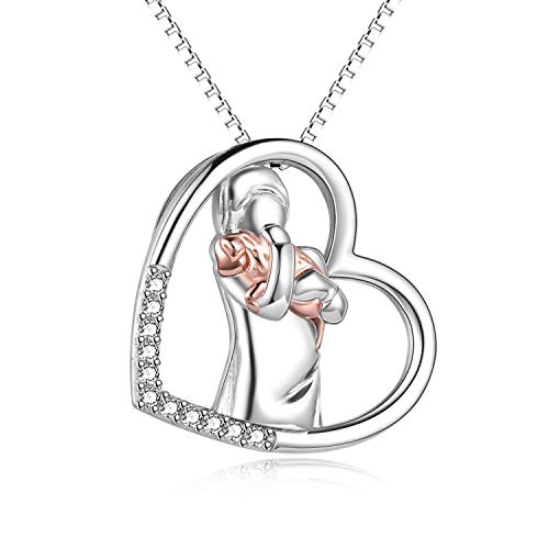 YFN Sterling Silver Keepsake Dog Pendant Necklace Dog Lover Memorial Gifts for Women