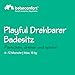 Bebeconfort Playful Drehbarer Badewannensitz, Baby Badesitz, 6-12 Monate, Max. 10 kg, Babysitz Badewanne, 360° drehbarer Sitz, Spieltisch, Rutschfest, Ergonomisch, Saugnäpfe, Blau
