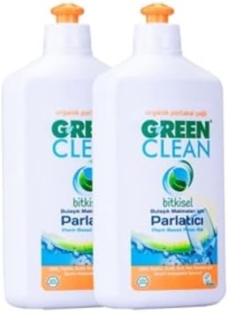 U Green Clean Green Clean Organik Portakal Yağlı Bulaşık Makinesi Parlatıcı 500 Ml 2'li Set