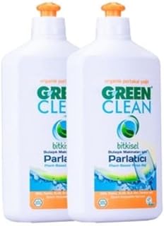 U Green Clean Green Clean Organik Portakal Yağlı Bulaşık Makinesi Parlatıcı 500 Ml 2'li Set