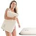 Cradle Me Thin Pillow - Ultra Soft Slim Memory Foam Pillow - Plush Luxury Pillow - 3 inch loft - White
