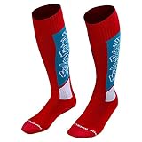 Troy Lee Designs GP MX Vox Coolmax Thick Motocross Socken (Red,10-13)