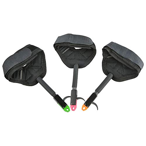 Ameyxgs Junior Archery Bow Release Aids For Compound Bow Release Trigger Quick Release Shooting Wrist Bow Release Adjustable Strap Right Left Handed For Children Youth (Green) #TOP6