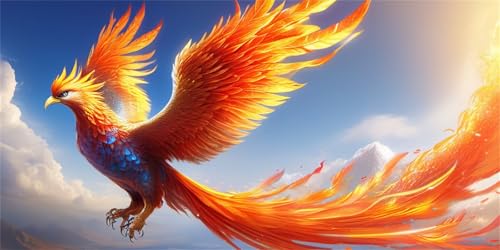 Kit complet de peinture diamant phoenix pour chasser le stress quotidien - 2