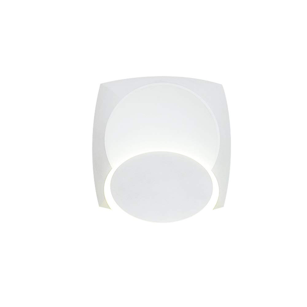 Applique murale LED carrée COB 5W blanche 3000K orientable - 6