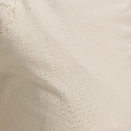 Image of Parx Men Low Rise Tapered Fit Solid Pattern Cotton Spandex Blend Flat Front Casual Trouser