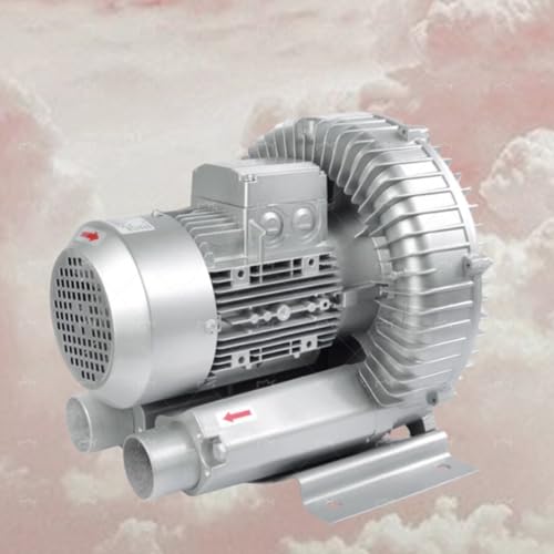 ADafeg Regenerative Blower for Aquaculture, 110V 50Hz High Pressure Vortex Ring Blower, 0.24HP 0.33HP 0.47HP 0.5HP Industrial Vacuum Pump, for Air Blowing Or Suction