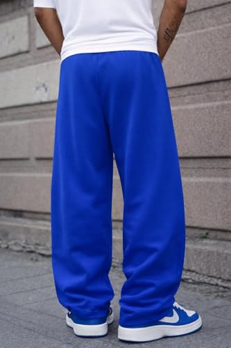 Image of Rockwell Men's Baggy Sweatpants | Cotton Terry Relaxed Fit Joggers for Men | Oversized Streetwear Track Pants | Casual Gym & Everyday Wear| 007