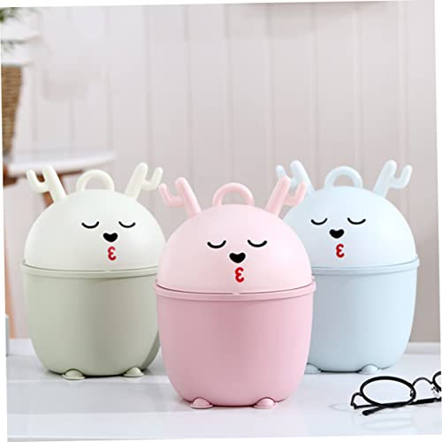 Mini poubelle de bureau anti odeur pour éliminer les petits déchets de table - 3