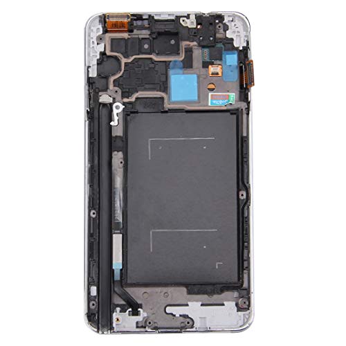 Pantalla LCD para Note 3 con marco integrado: visualización nítida y tacto fluido en blanco 3