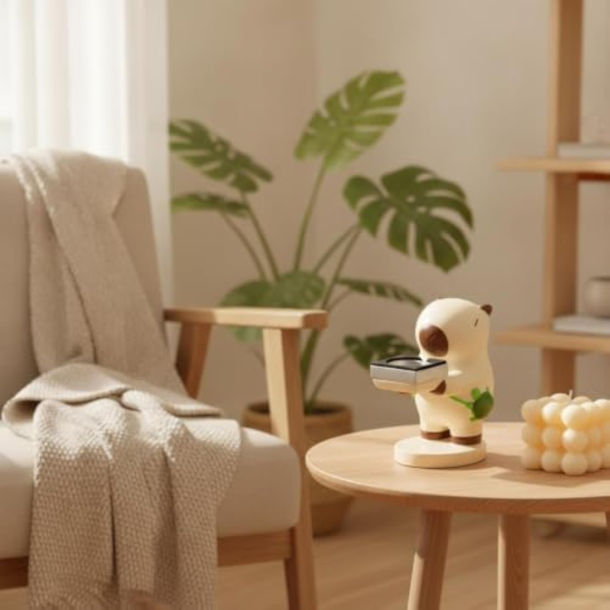 Charging Station Watch Stand with Playful Capybara Design