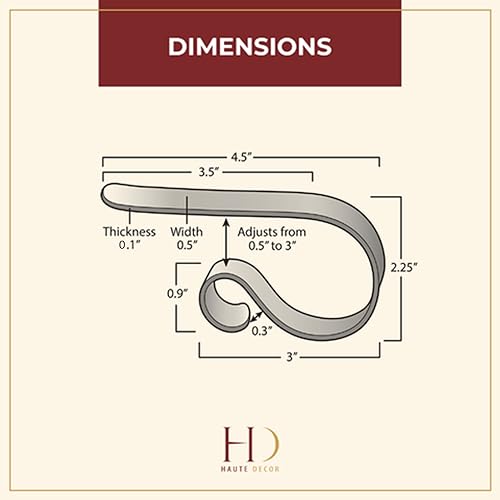 image for Haute Decor The Original MantleClip Stocking Holder - 4 Pack (Prismati