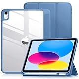 【Porte‑stylet intégré】Coque iPad 11 avec porte‑stylet intégré pour ranger en toute sécurité votre Apple Pencil et son adaptateur, avec accès facile. Compagnon idéal pour la bureautique légère au quotidien. (Coque ipad seule, sans Apple Pencil)
