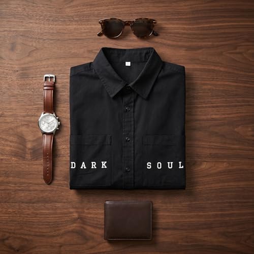 Image of IndoPrimo Men's Premium Cotton Casual Shirt for Man | Full Sleeve Relaxed Fit Stylish Shirt | Trendy Streetwear, Casual & Everyday Wear